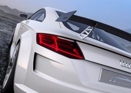 Rear view of the showcar ‘AUDI TT Quattro Sport Concept’