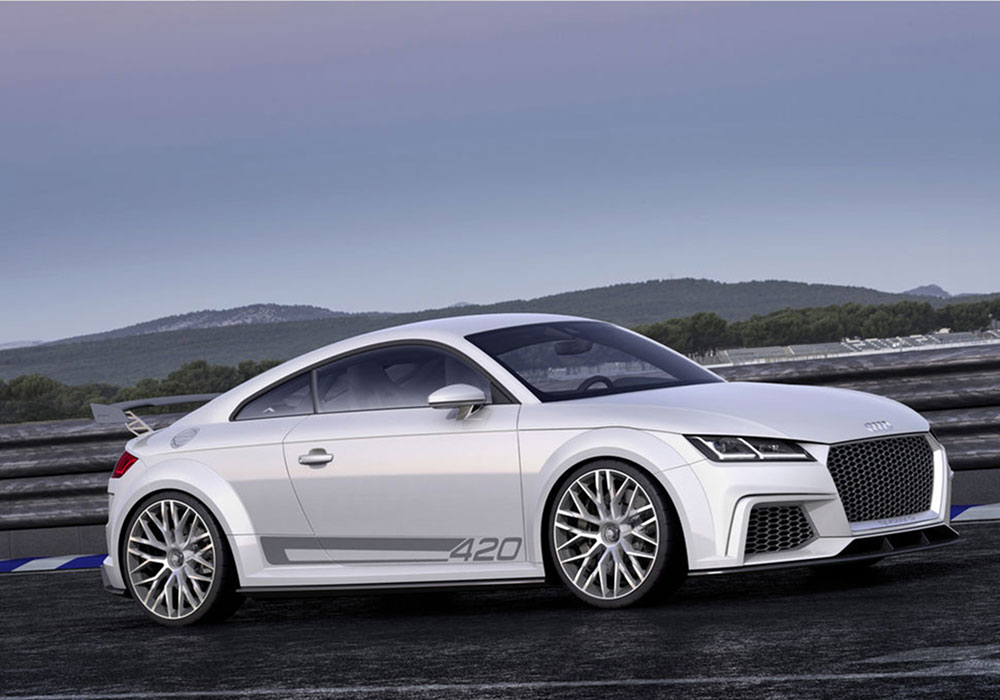 Side view of the showcar ‘AUDI TT Quattro Sport Concept’