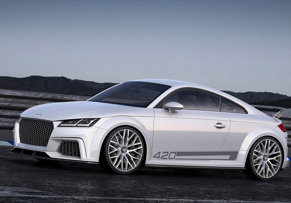 Side view of the showcar ‘AUDI TT Quattro Sport Concept’