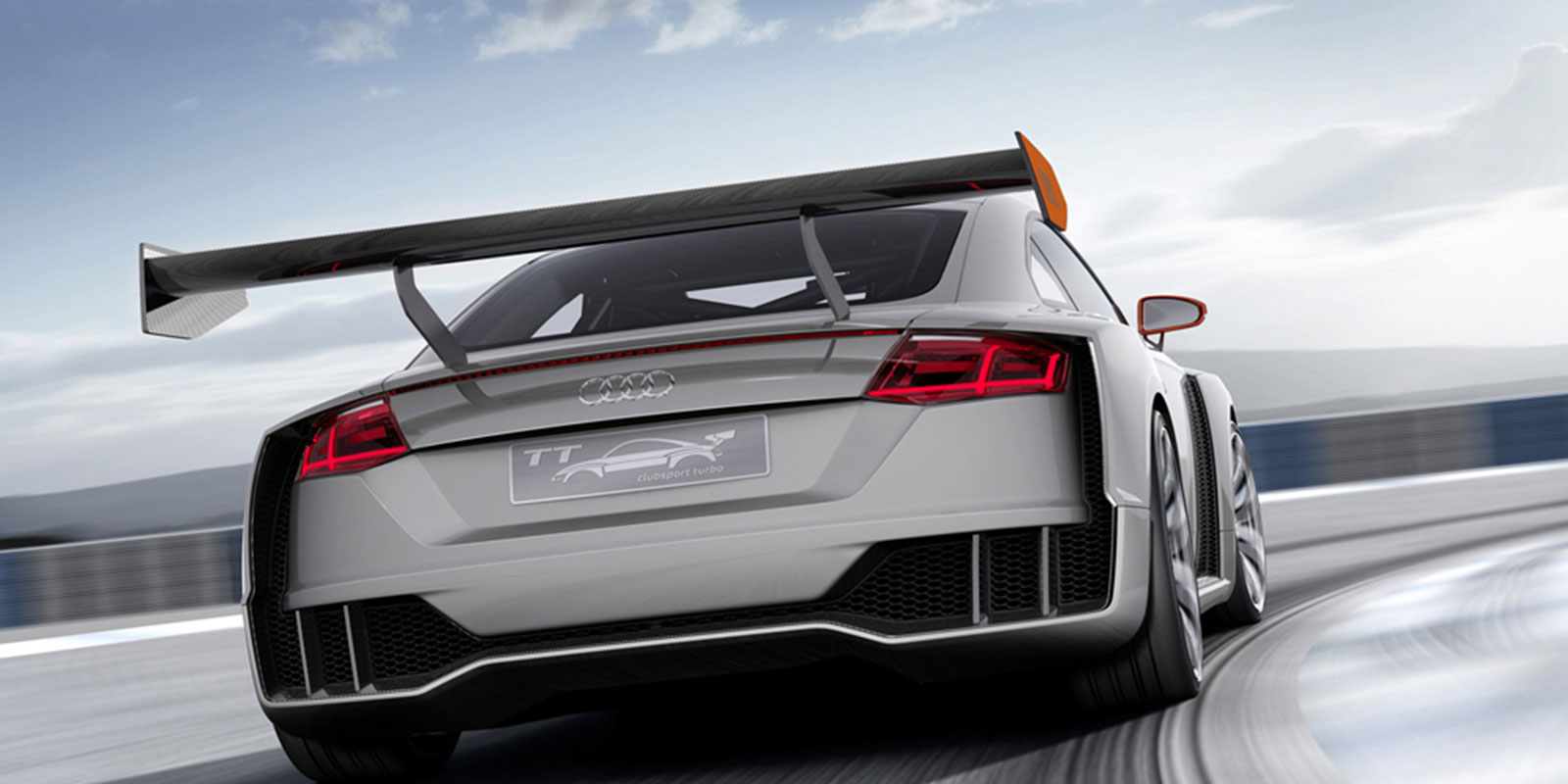 Rear view of the showcar ‘AUDI TT Quattro Sport Concept’