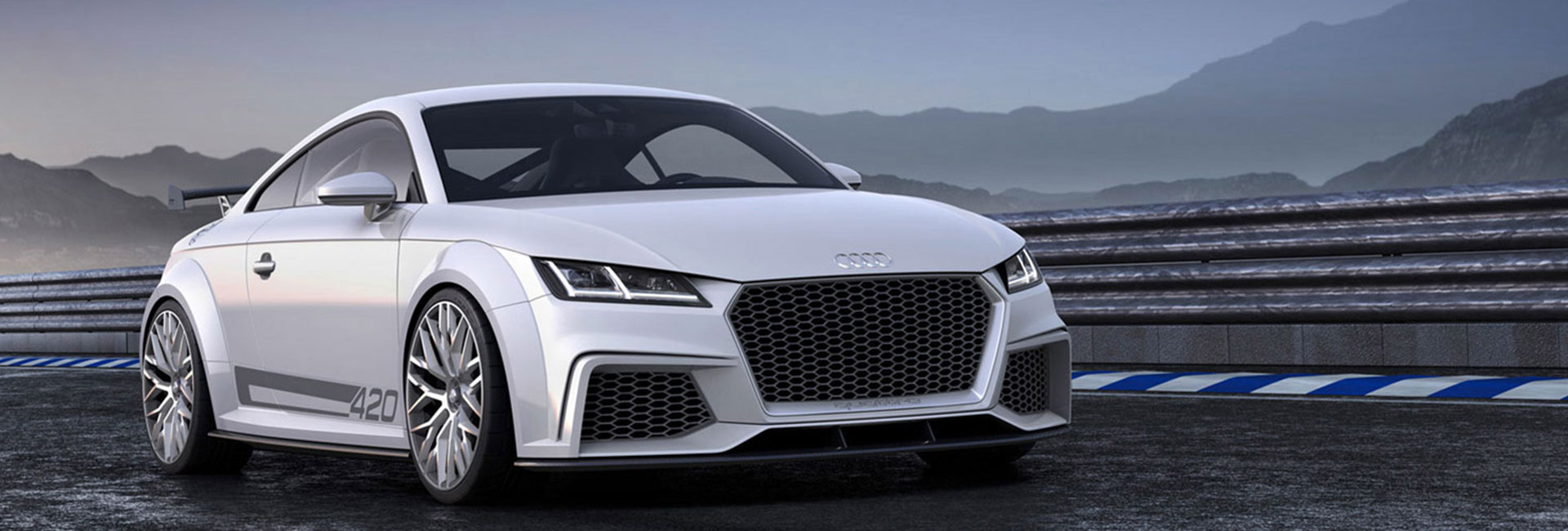 Front view of the showcar ‘AUDI TT Quattro Sport Concept’
